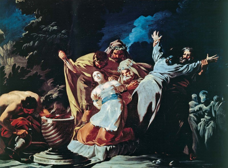 Sacrificio de la hija de Jefté