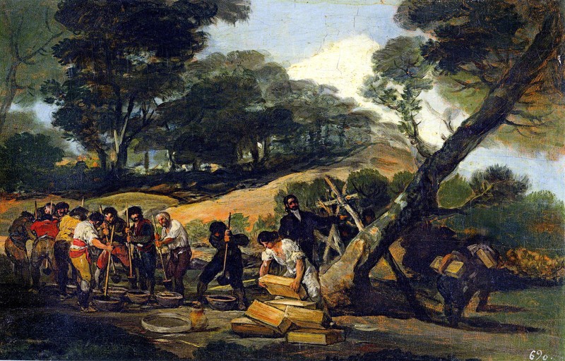 The Manufacture of Gunpowder (La fabricación de pólvora)