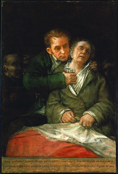 Goya to his Doctor Arrieta (Goya a su médico Arrieta)