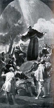 Sermon of Saint Bernardine of Siena (Predicación de San Bernardino de Siena ) (sketch 1)