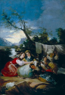 The Washerwomen (Las lavanderas) (sketch)