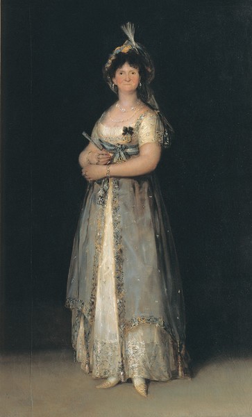 María Luisa in Court Dress (María Luisa en traje de corte)