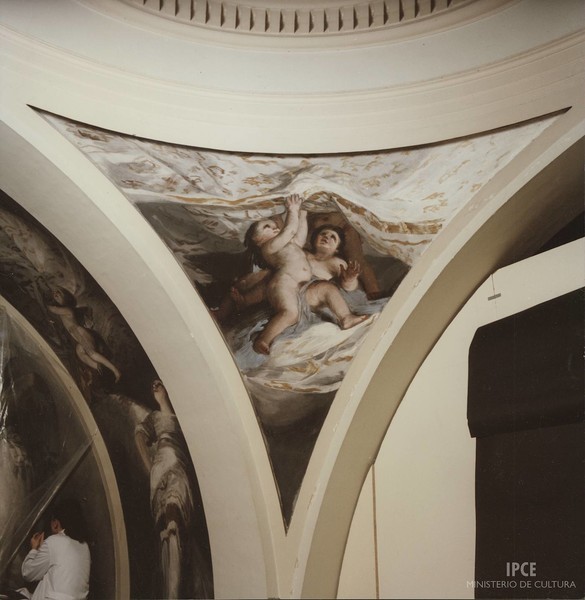Angels of the eastern pendentive