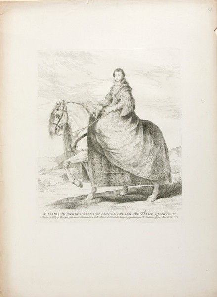 Isabella de Bourbon, queen of Spain, wife of Philip IV (Doña Isabel de Borbón, Reina de España, mujer de Felipe IV)