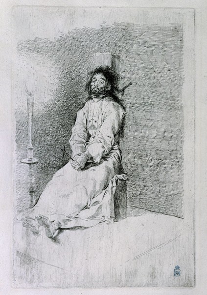 The Garrotted Man (El agarrotado)