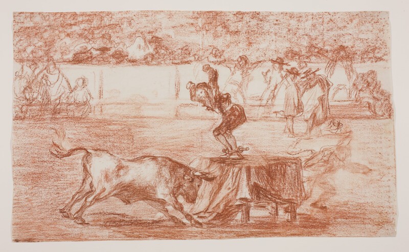 Another madness of his in the same square (preparatory drawing)