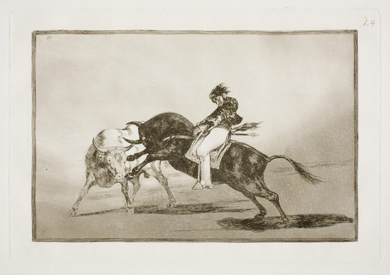The same Ceballos mounted on another bull that broke 