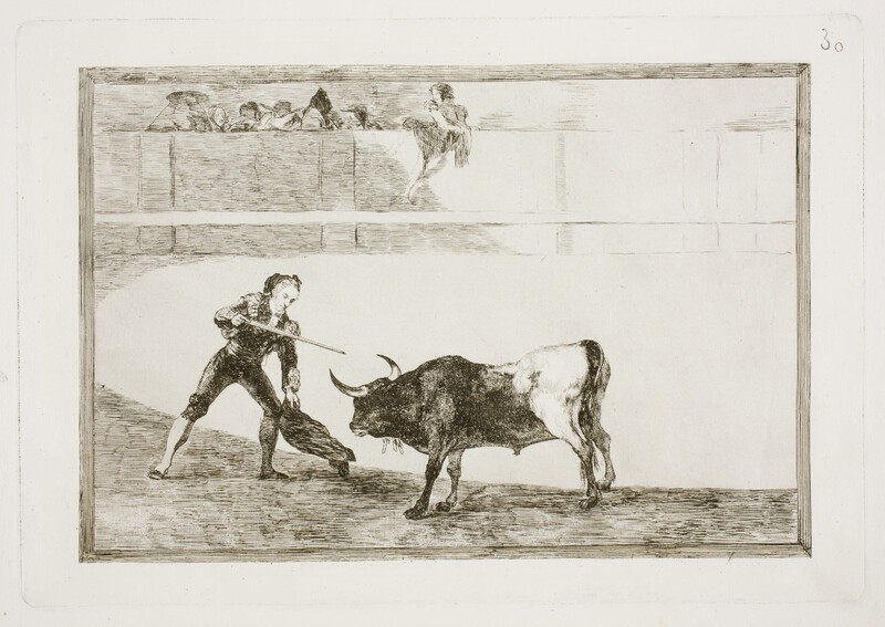 Pedro Romero matando a toro parado